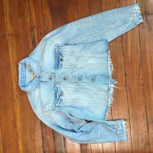 Free People Amelia Slouchy Trucker Denim Jacket